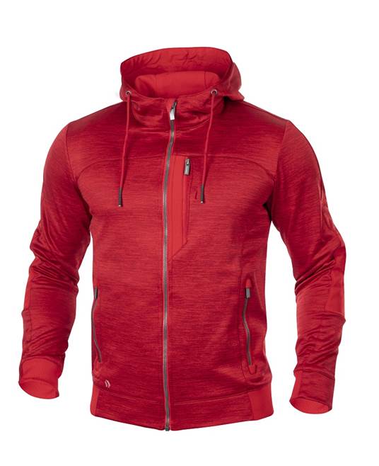 Mikina ARDON®3DBreathe melange červená Červená