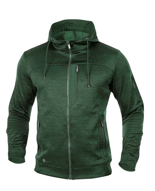 Mikina ARDON®3DBreathe melange zelená Zelená