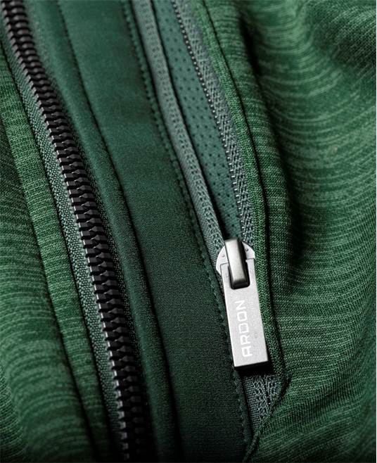 Mikina ARDON®3DBreathe melange zelená Zelená