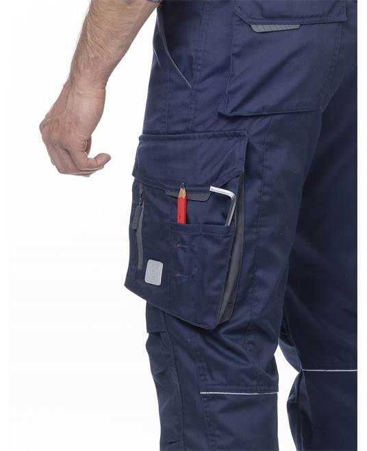 Kalhoty s laclem ARDON®SUMMER zkrácené tmavě modrá Modrá (tmavá)