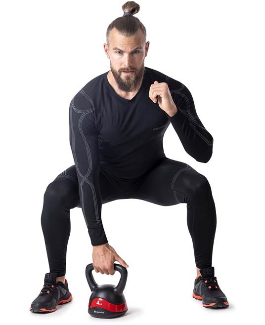 Funkční tričko s dlouhým rukávem ARDON®LYTANIX černá Černo-šedá