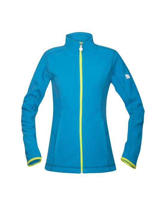 Dámská mikina fleece ARDON®FLORET azurově modrá Modrá (světlá)