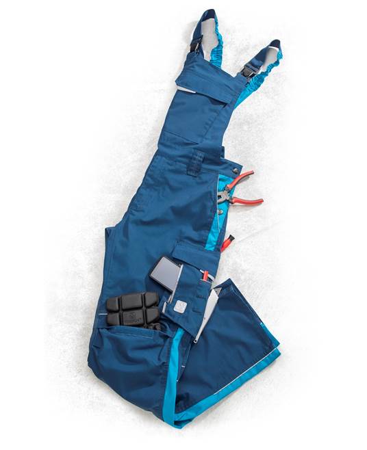Kalhoty s laclem ARDON®URBAN prodloužené modrá  - DOPRODEJ Modrá