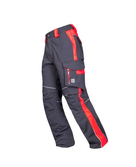 Kalhoty ARDON®NEON prodloužené šedo-červená Červená
