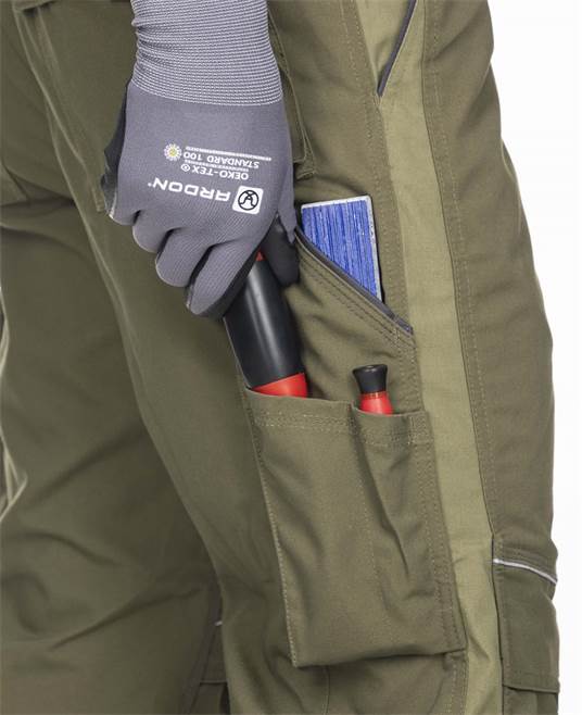 Kalhoty s laclem ARDON®URBAN+ khaki Khaki
