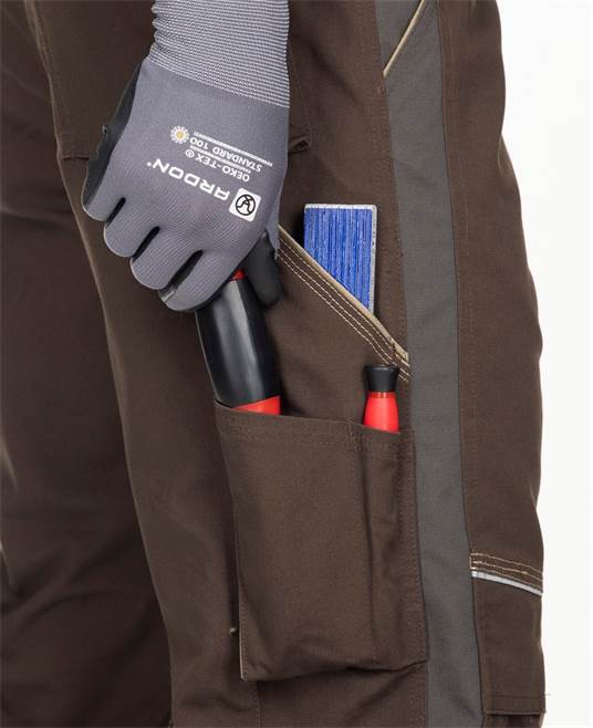 Kalhoty ARDON®URBAN+ hnědá Hnědá