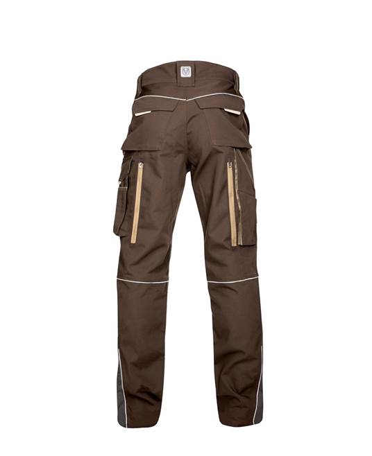 Kalhoty ARDON®URBAN+ prodloužené hnědá Hnědá