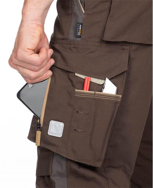 Kalhoty ARDON®URBAN+ zkrácené hnědá Hnědá