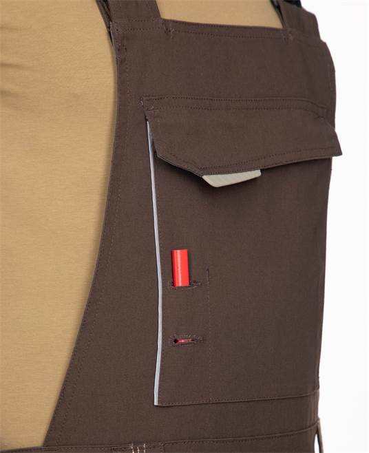 Kalhoty s laclem ARDON®URBAN+ prodloužené hnědá Hnědá