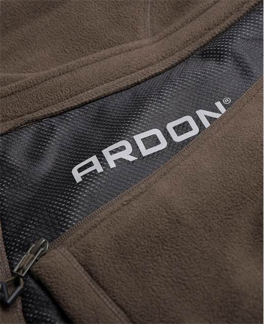 Mikina ARDON®SOFTFLEECE®COMBO hnědá Hnědá