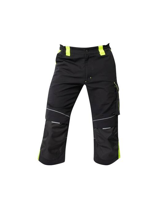 Kalhoty 3/4 ARDON®NEON černo-žlutá Žlutá