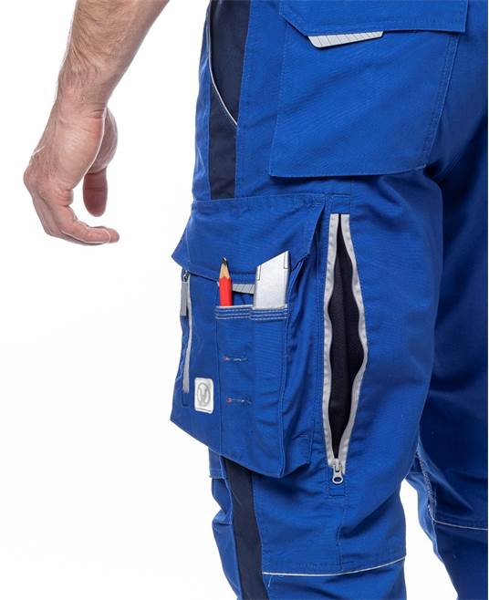 Kalhoty ARDON®URBAN+ prodloužené středně modrá royal Modrá (královská)