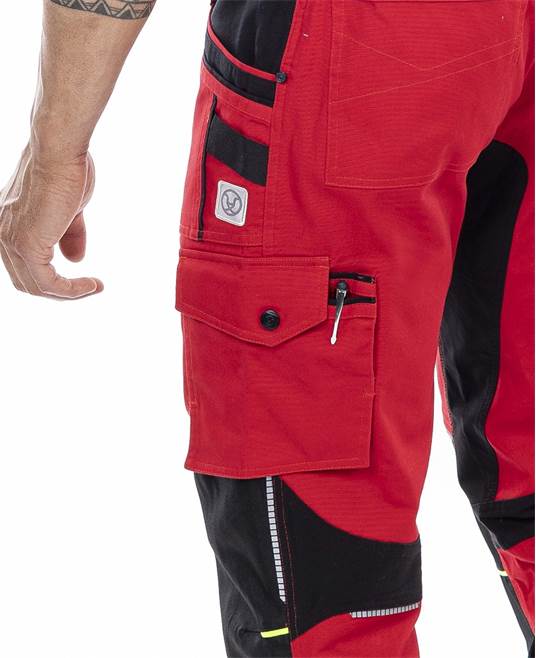 Kalhoty ARDON®4Xstretch® červená Červená