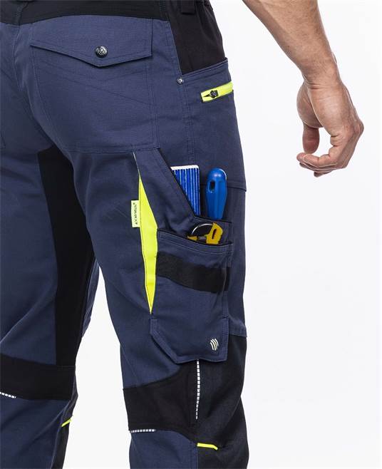 Kalhoty s laclem ARDON®4Xstretch® tmavě modrá Modrá (tmavá)