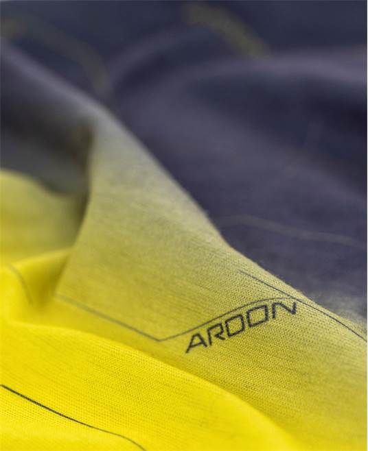 Multifunkční šátek ARDON®CREATRON® antracitová-žlutá Žlutá