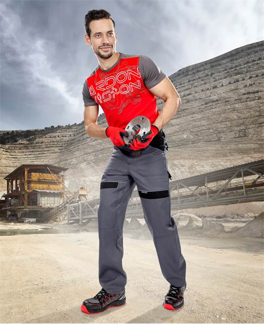 Kalhoty ARDON®COOL TREND šedo-černá Šedo-černá