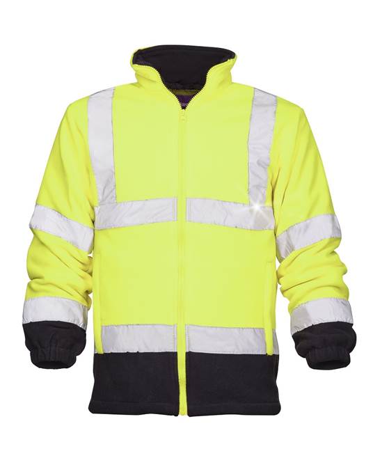 Reflexní mikina fleece ARDON®REF401 žlutá Žlutá