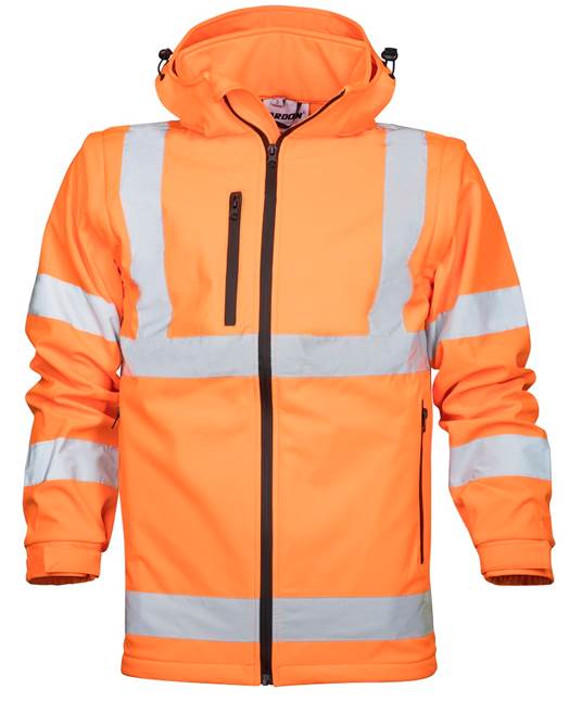 Reflexní softshellová bunda ARDON®REF502 oranžová Oranžová