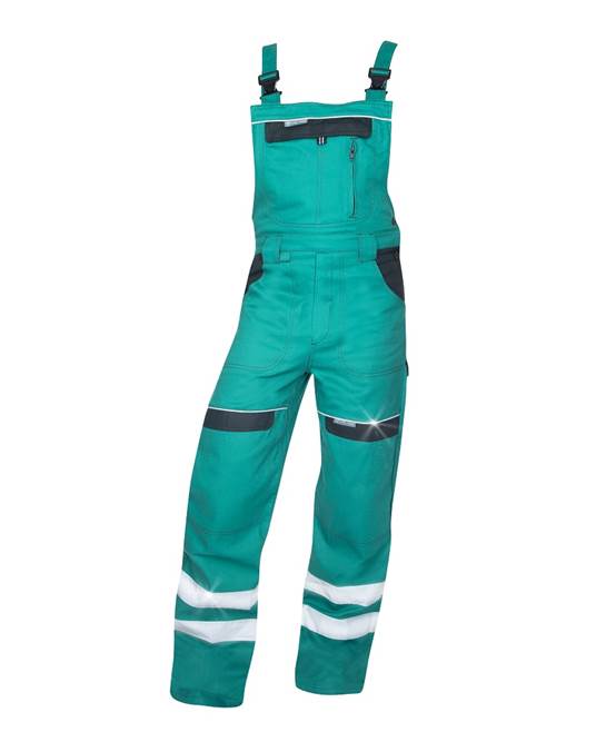 Kalhoty s laclem ARDON®COOL TREND s reflex. pruhy zelená Zelená