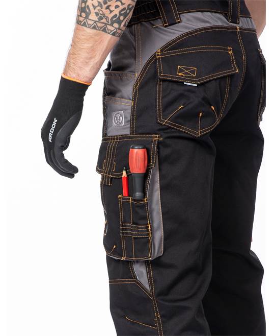 Kalhoty ARDON®VISION prodloužené černá Černá