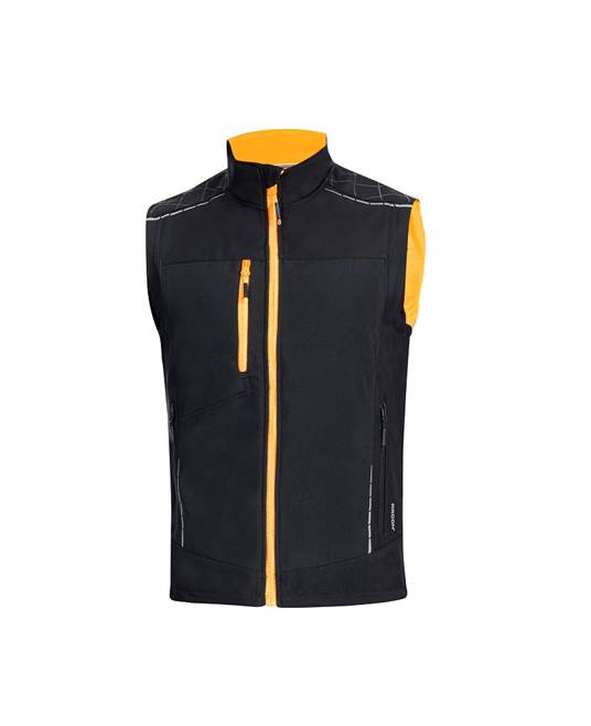 Softshellová vesta ARDON®VISION černo-oranžová Černo-oranžová