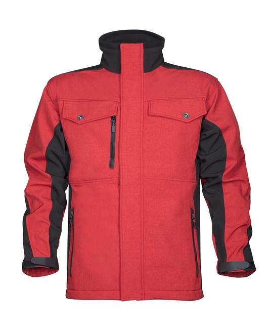Softshellová bunda ARDON®PRE100 červeno-černá – DOPRODEJ