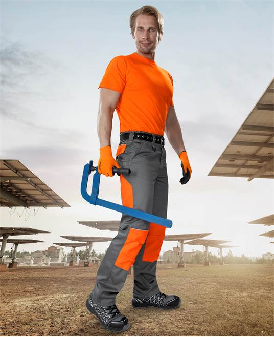 Kalhoty ARDON®2STRONG šedo-oranžová Šedá