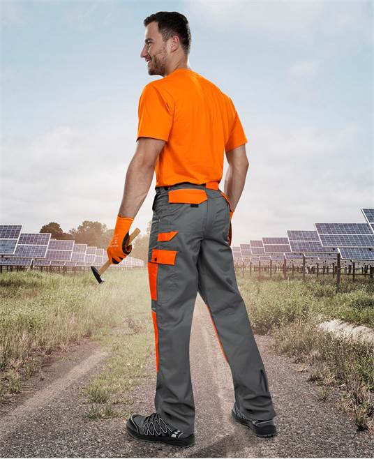 Kalhoty ARDON®2STRONG šedo-oranžová Šedá