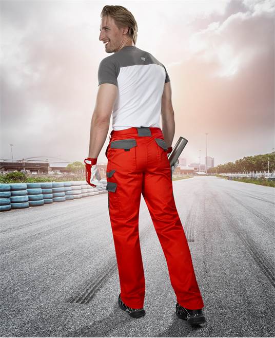 Kalhoty ARDON®2STRONG červeno-šedá Červená