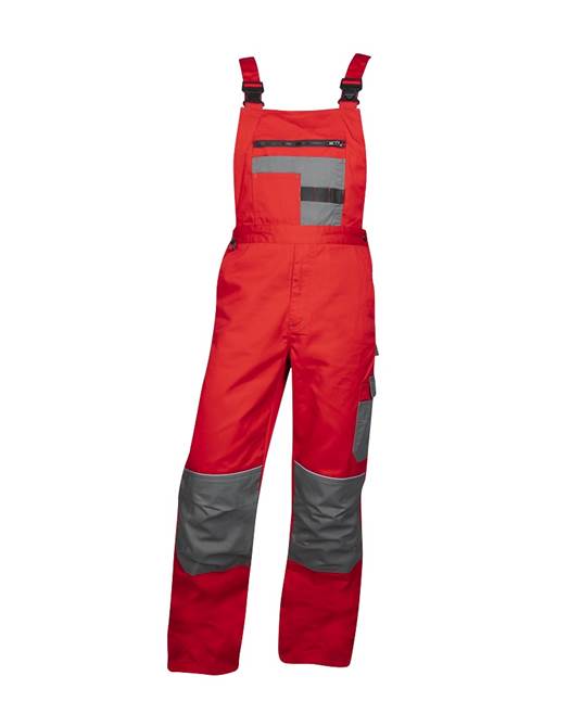 Kalhoty s laclem ARDON®2STRONG červeno-šedá Červená