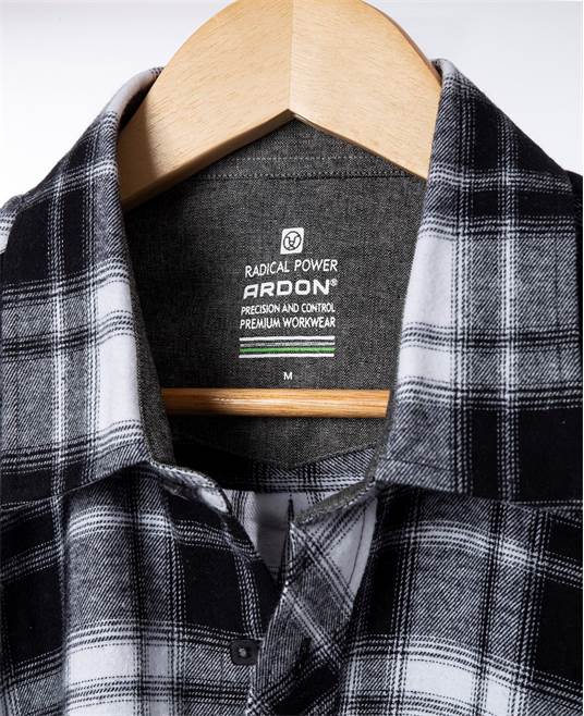 Košile ARDON®OPTIFLANNELS černá Černá