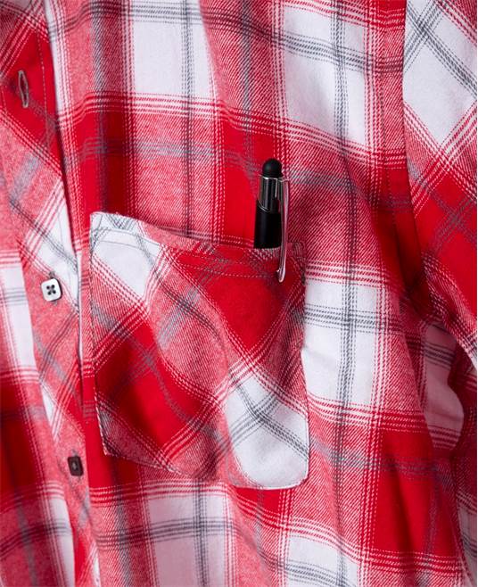 Košile ARDON®OPTIFLANNELS červená Červená