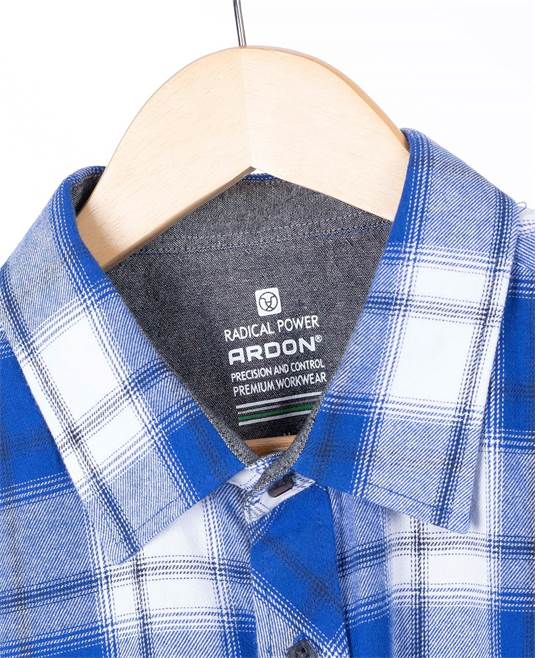 Košile ARDON®OPTIFLANNELS středně modrá royal Modrá (královská)