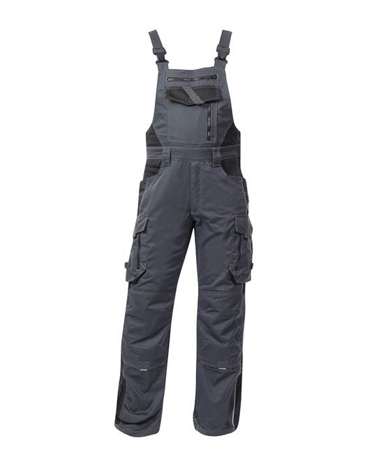 Zimní kalhoty s laclem ARDON®VISION tmavě šedá Šedá (tmavě)
