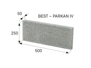 BEST-PARKAN IV/25CM KARAMELOVÁ/0,5M