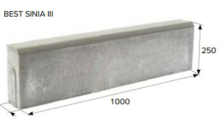 BEST-SINIA III/25CM PŘÍRODNÍ/1M
