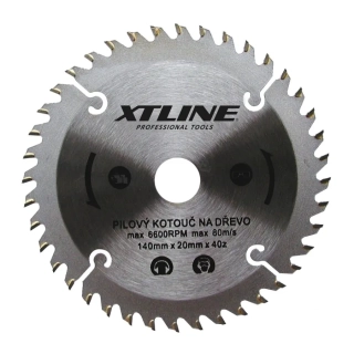 XTLINE Kotouč pilový s SK plátky - trapéz | 185x1,6x30 mm, 60 zubů
