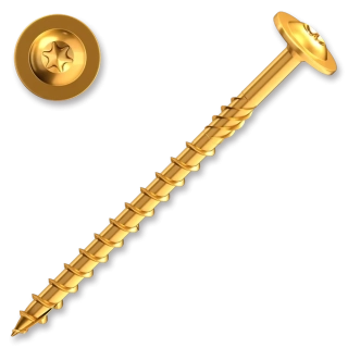 Vrut konstrukční 8,0x140 talíř.hl. TX40 ZZ