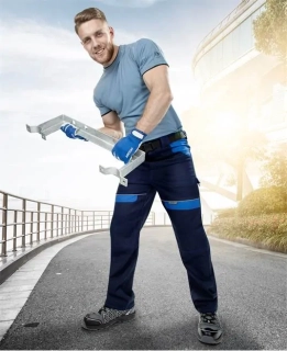 Kalhoty ARDON®COOL TREND tmavě modrá-světle modrá Modro-modrá