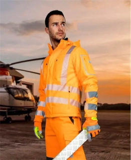 Reflexní softshellová bunda ARDON®SIGNAL oranžová DOPRODEJ