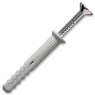 Hmoždinka natloukací 8x45mm zápustná, polypropylen