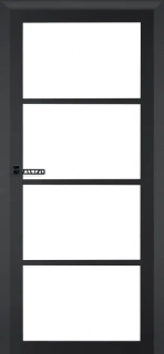 SLIM sklo - lakované extra černé