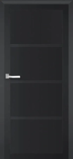 SLIM plné - lakované extra černé