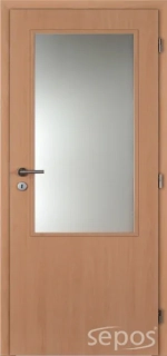 DVEŘE SKLO 2/3 - CPL laminované klasik