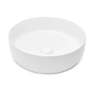 Umyvadlo na desku SAT Infinitio 39x39 cm mat bez otvoru pro baterii SATINF3939M