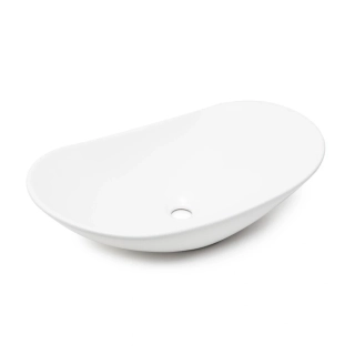 Umyvadlo na desku SAT Infinitio 61,5x36 cm mat bez přepadu SATINF61536M