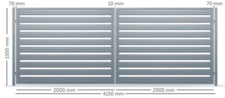 Vrata 2 segmenty 02 - ultramat