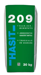 HASIT 209 Jednovrstvá sanační omítka