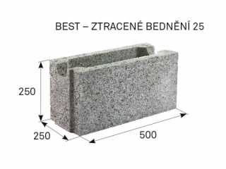 Best ztracené bednění 25