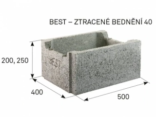 Best ztracené bednění 40